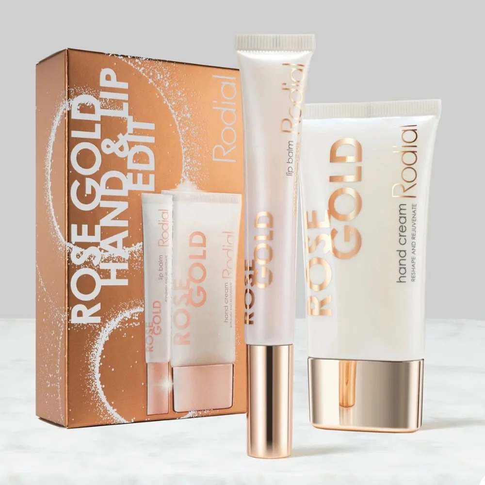RODIAL Rose Gold Hand & Lip Edit $76 Value NIB